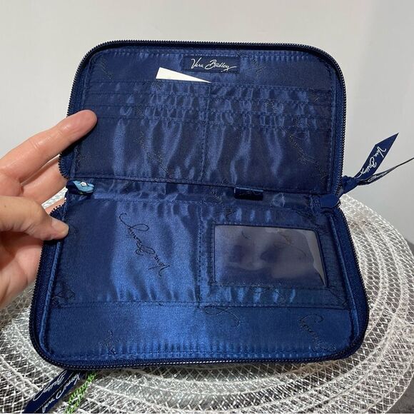 Vera Bradley Zip Around Wallet Mosaic NWT - Picture 4 of 7